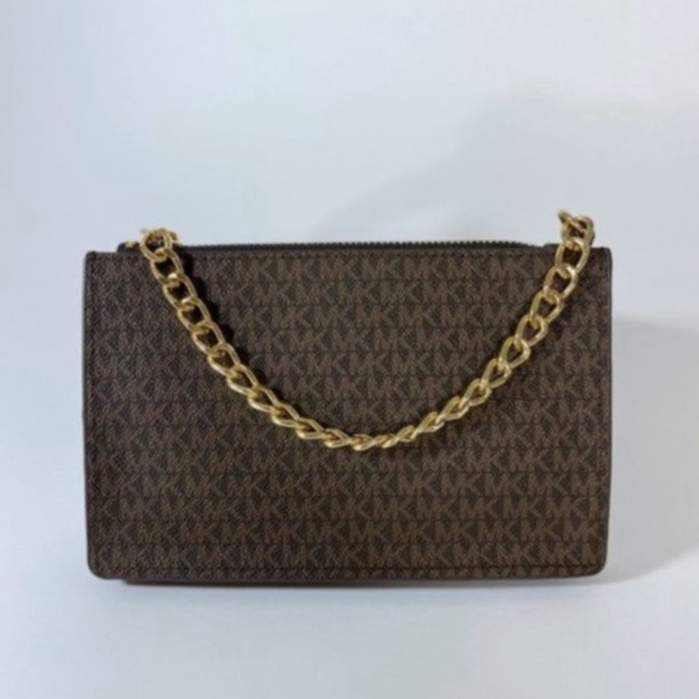 NEW MICHAEL KORS MK LOGO BELT BAG WALLET FANNY PACK SIZE L